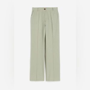 H&M Linen Blend Twill Pants